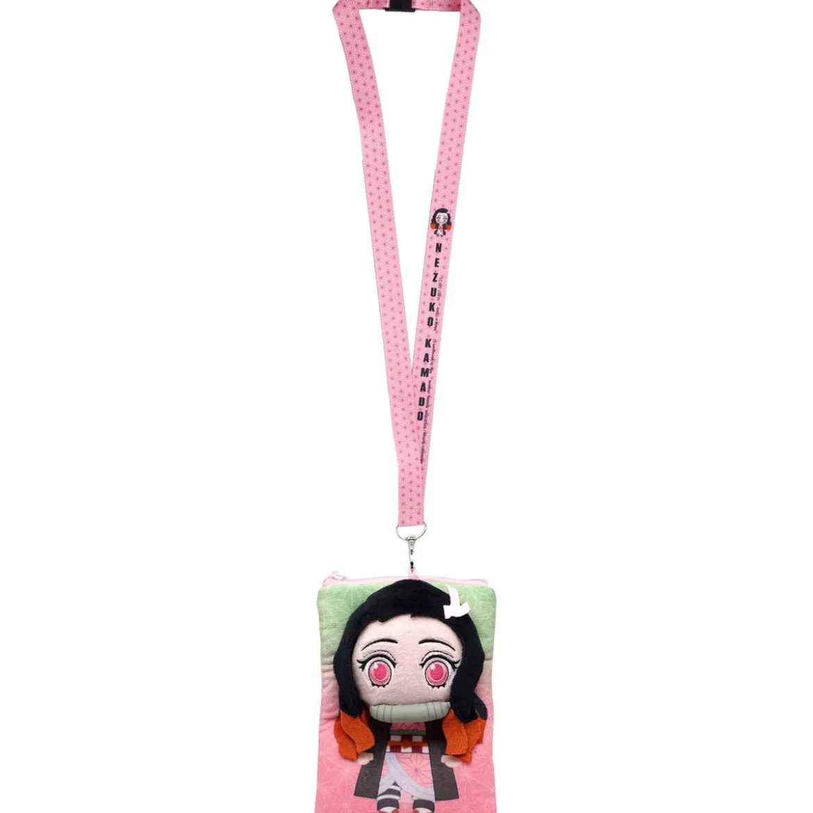 Demon Slayer: Kimetsu no Yaiba Schlüsselband Nezuko Deluxe mit Kartenhaltertasche