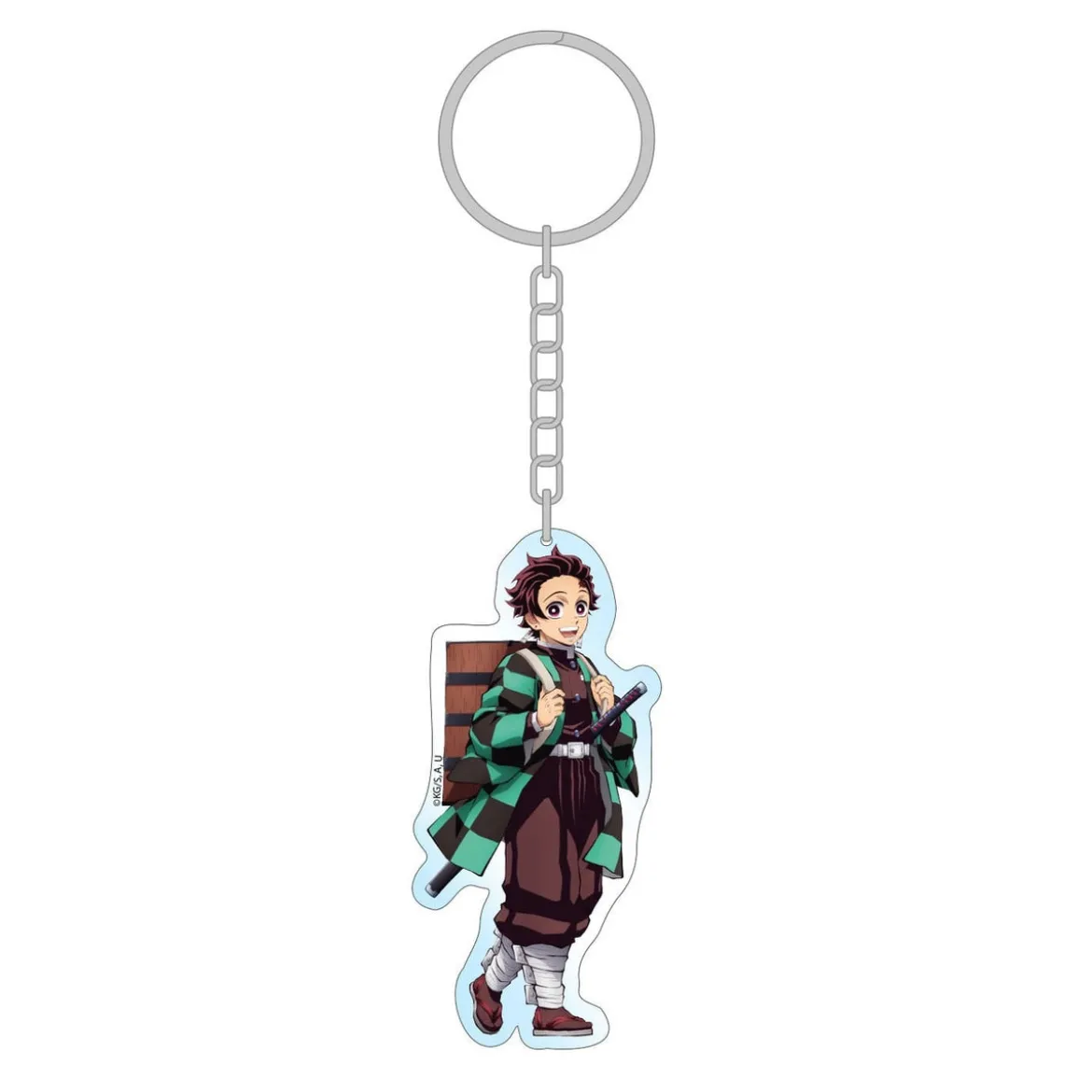 Demon Slayer: Kimetsu no Yaiba Acryl Schlüsselanhänger Tanjiro Holographic 8 cm