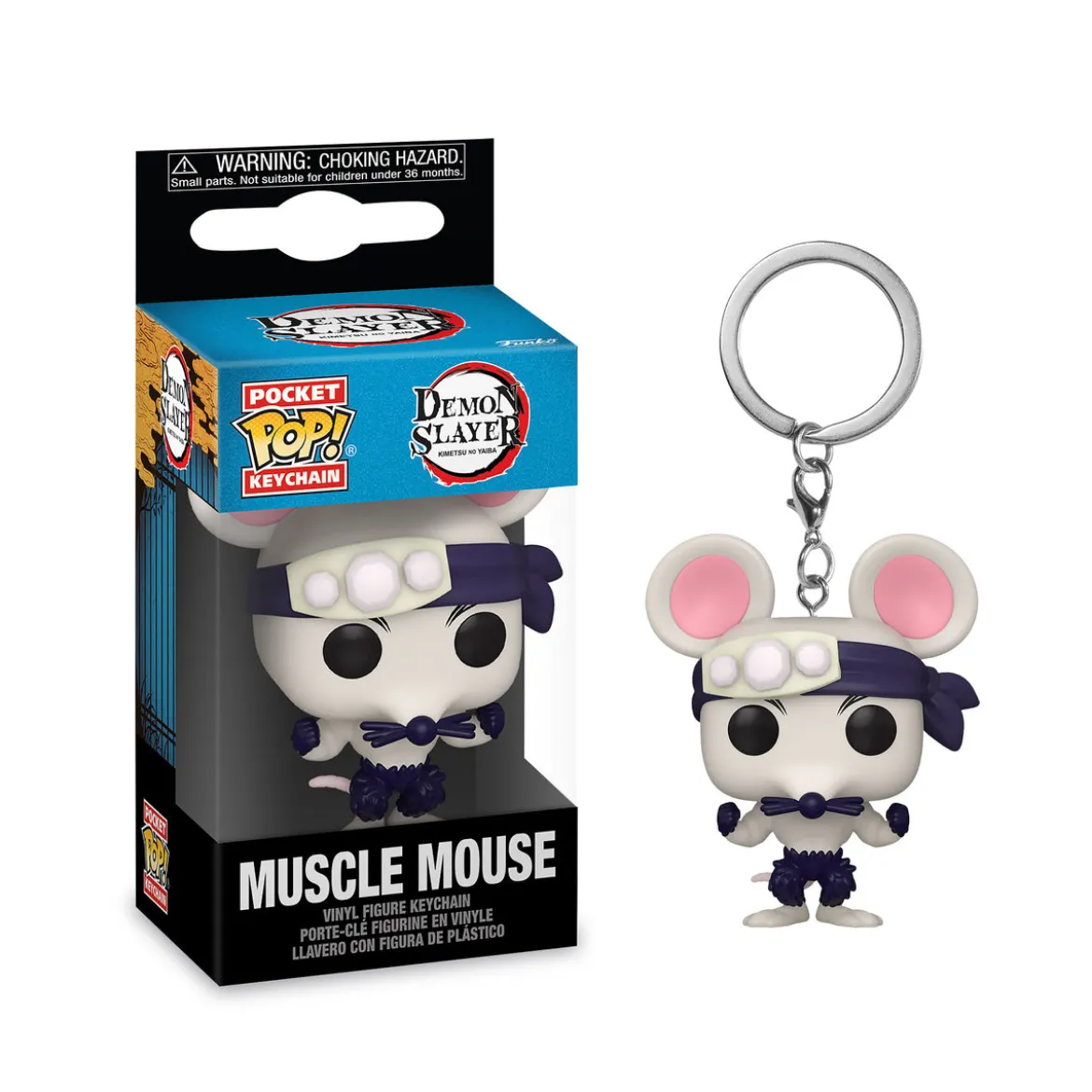 Demon Slayer - Muscle Mouse Funko Pop Schlüsselanhänger