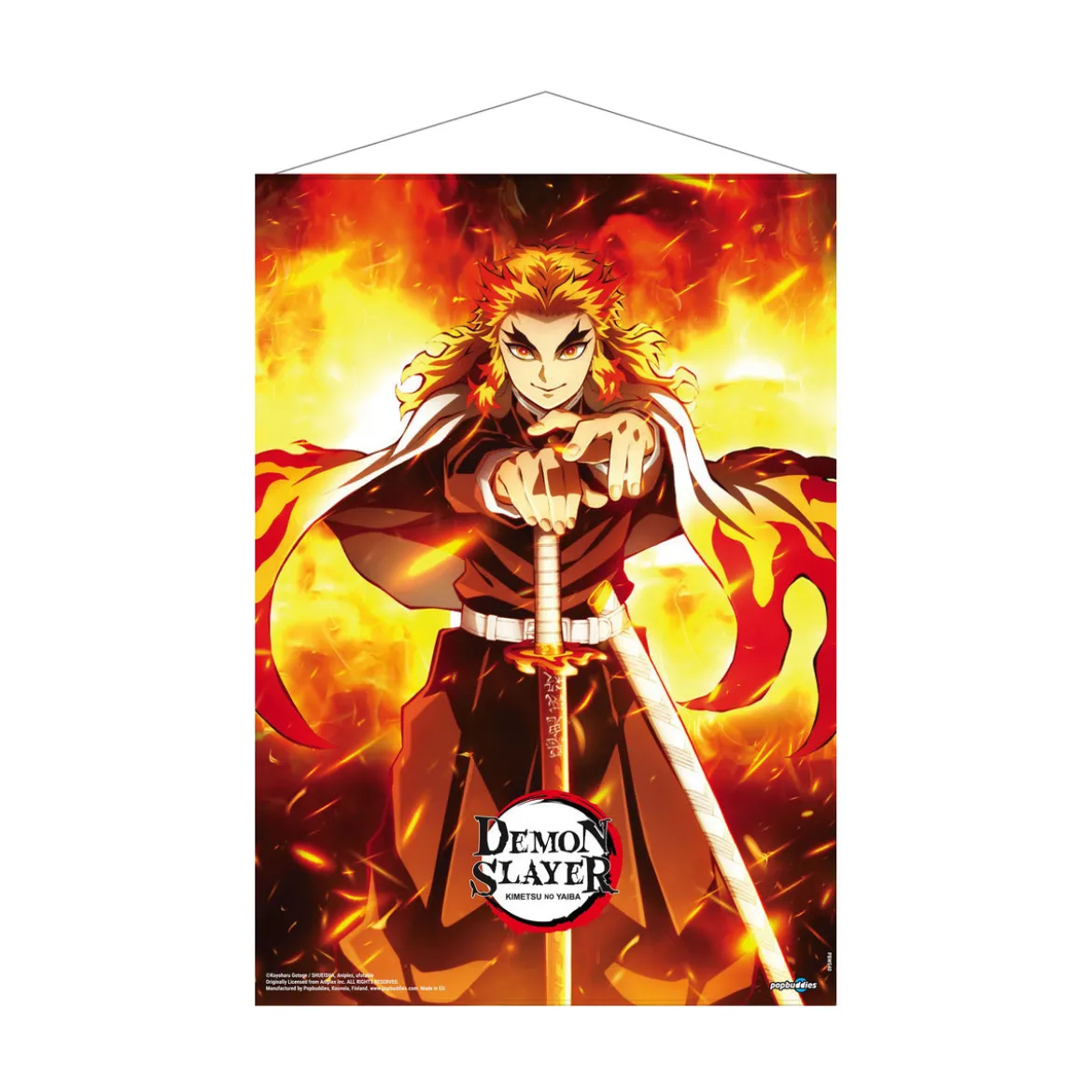 Demon Slayer - Rengoku Wall Scroll