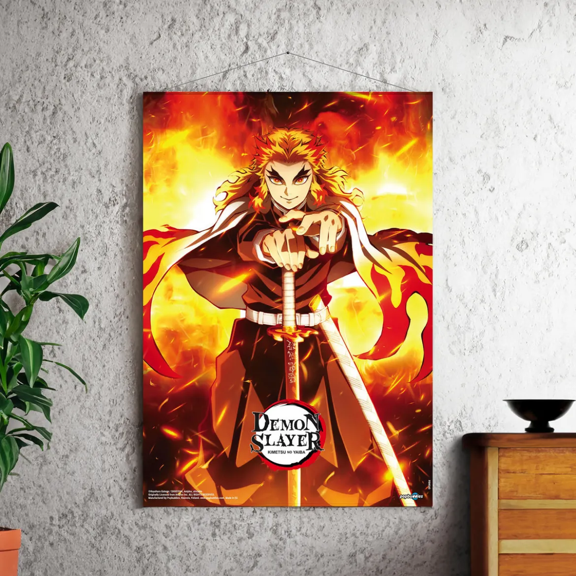 Demon Slayer - Rengoku Wall Scroll