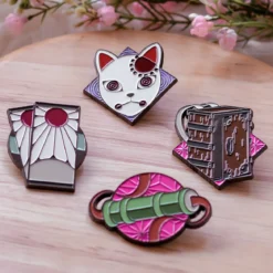 Demon Slayer - Symbol Pin 4er Set