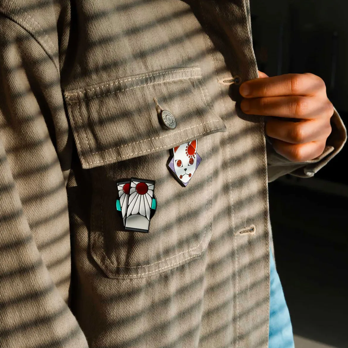 Demon Slayer - Symbol Pin 4er Set