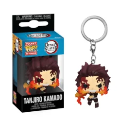 Demon Slayer - Tanjiro Demon Blood Funko Pop Schlüsselanhänger