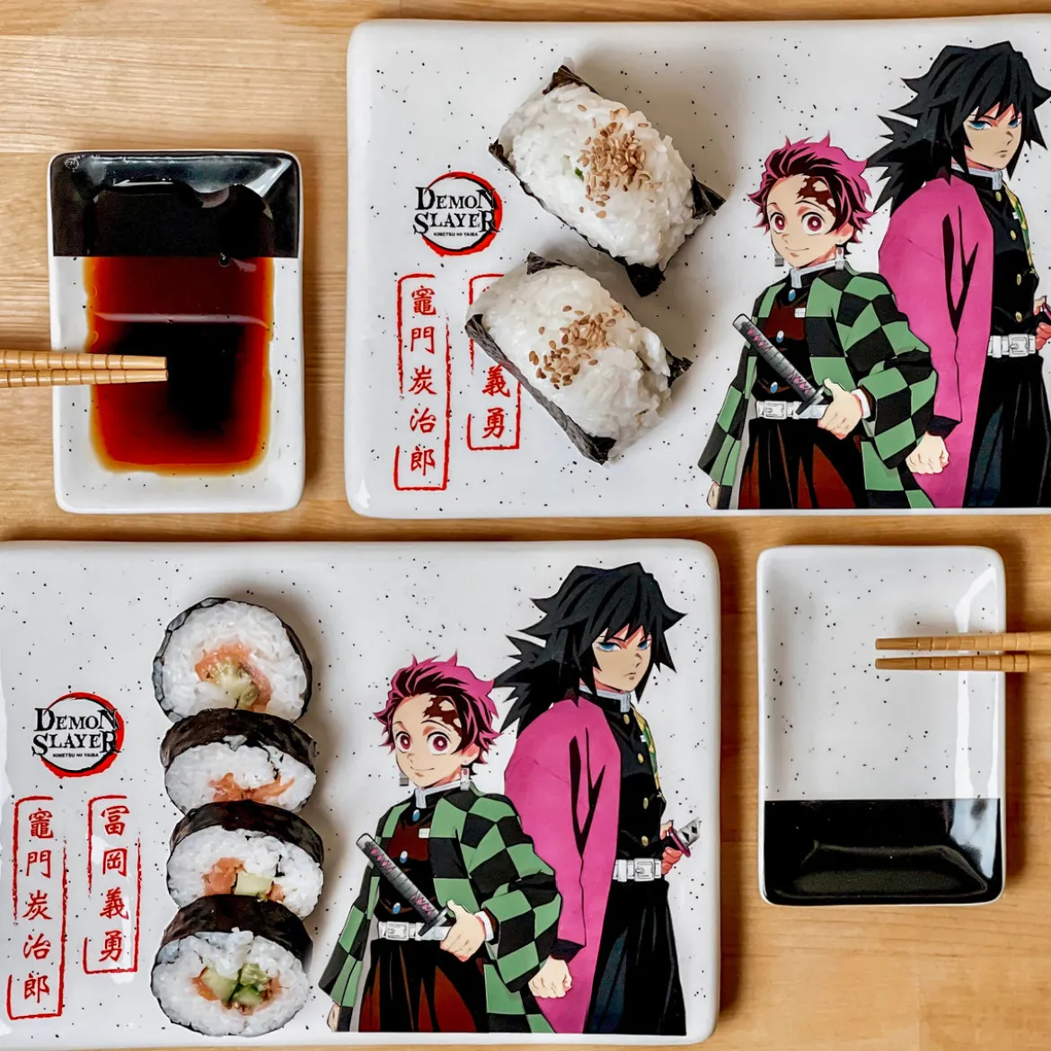 Demon Slayer - Tanjiro & Giyu Sushi Set