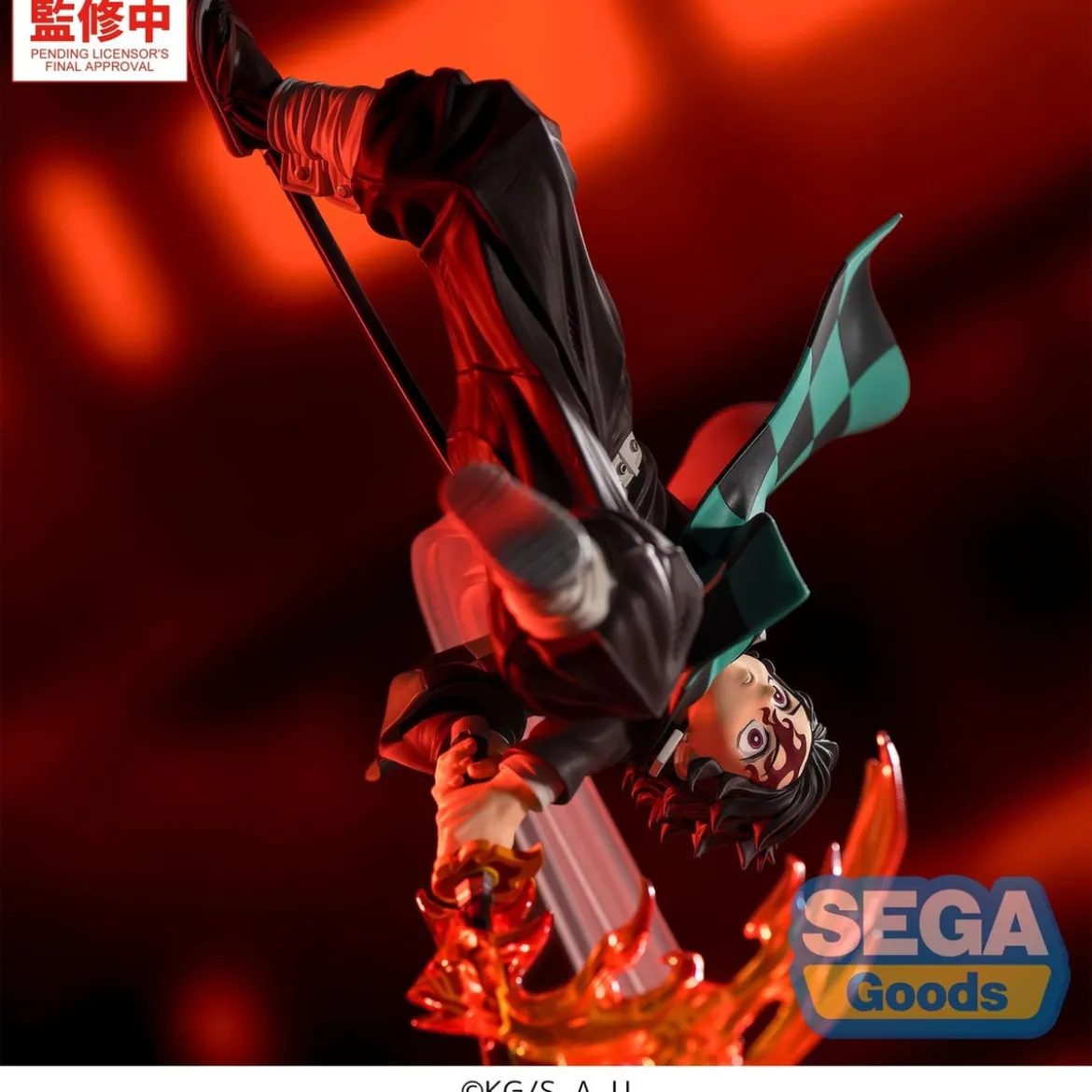 Demon Slayer - Tanjiro Kamado Figur Hinokami Kagura Setting Sun Transformation