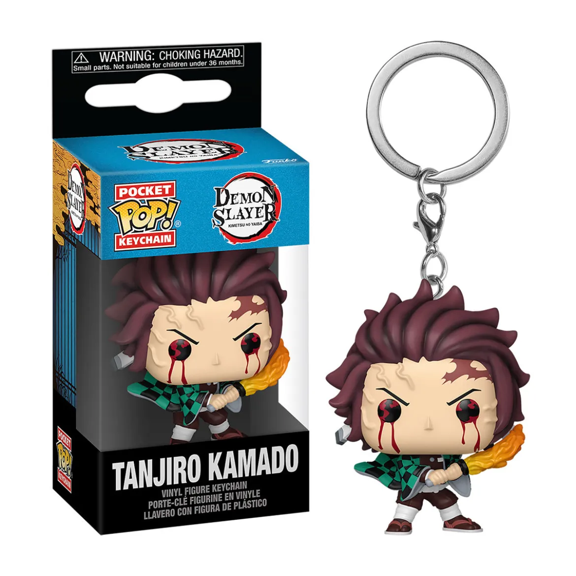 Demon Slayer - Tanjiro (Sun Breathing) Funko Pop Schlüsselanhänger
