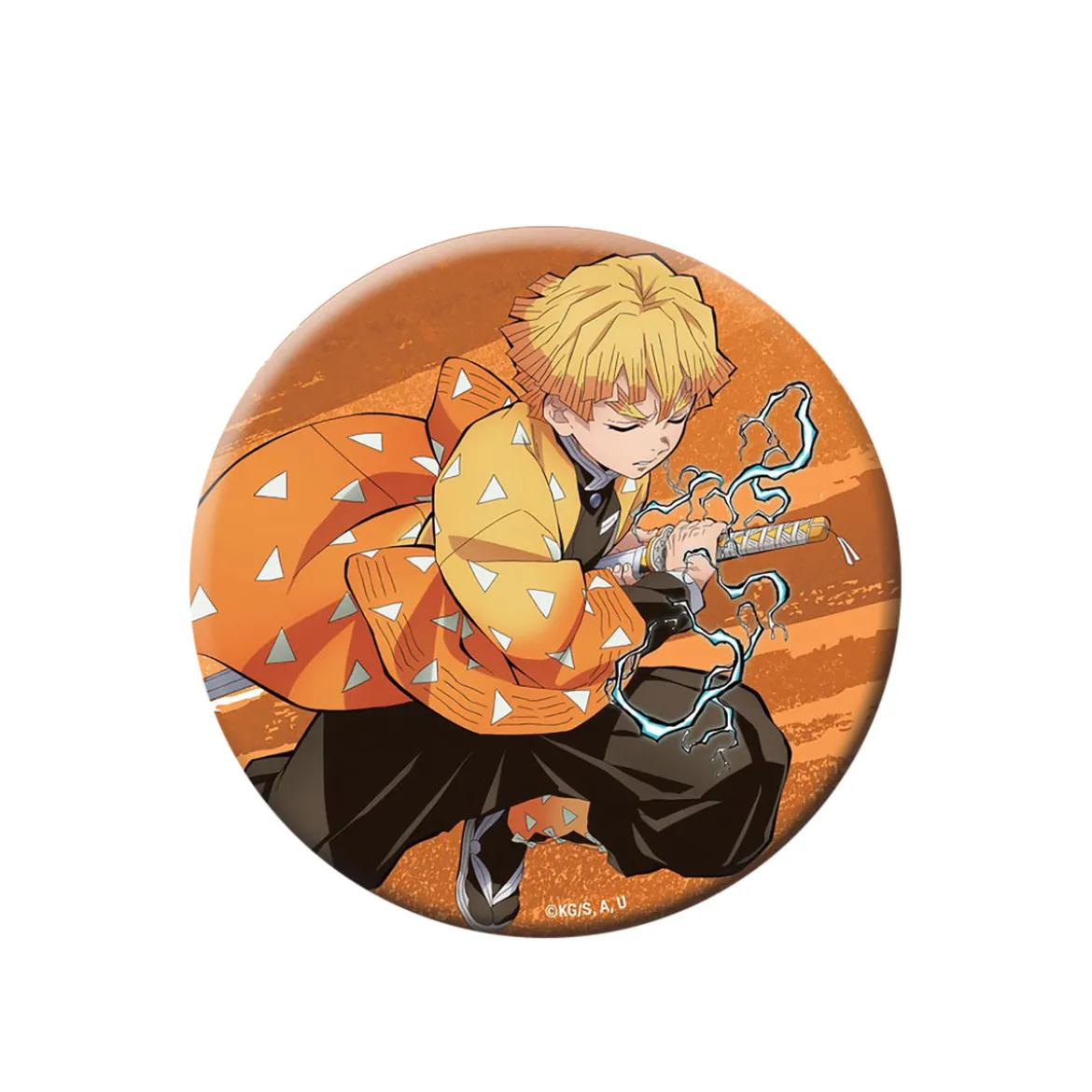 Demon Slayer - Zenitsu Agatsuma Button