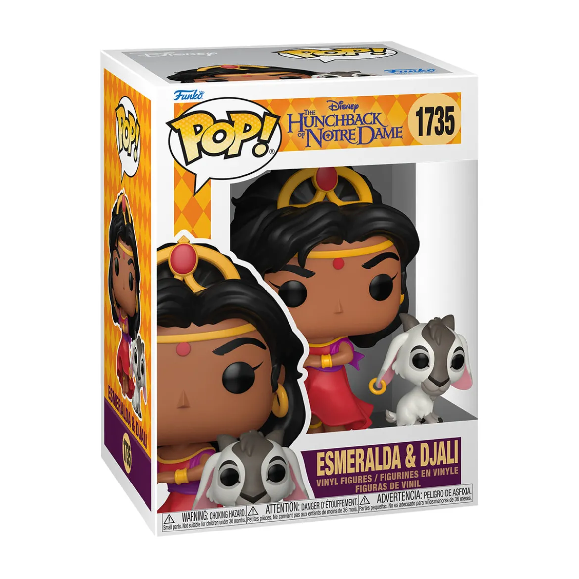 Der Glöckner von Notre Dame - Esmeralda mit Djali Funko Pop Figur
