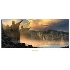 Der Herr der Ringe - Argonath die Säulen der Könige Kunstdruck