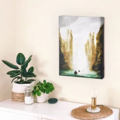 Der Herr der Ringe - Argonath Wandbild mit Licht