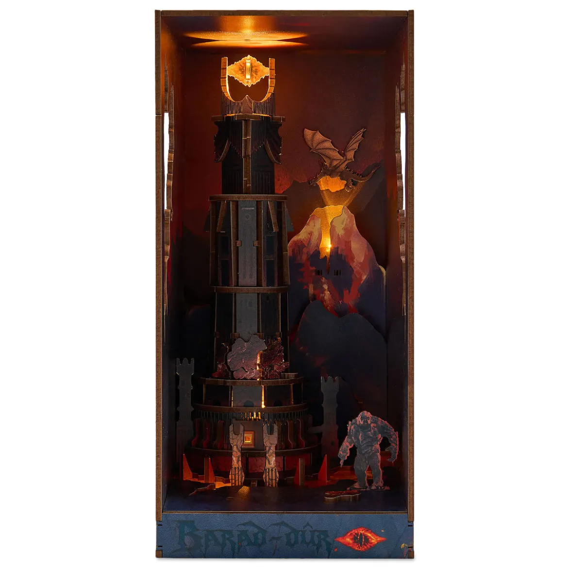 Der Herr der Ringe - Barad-dur Book Nook Modell Bausatz Holz