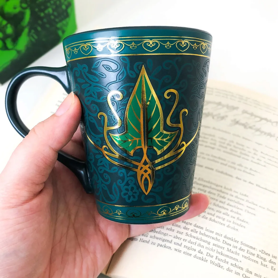 Der Herr der Ringe - Blattbrosche Tasse