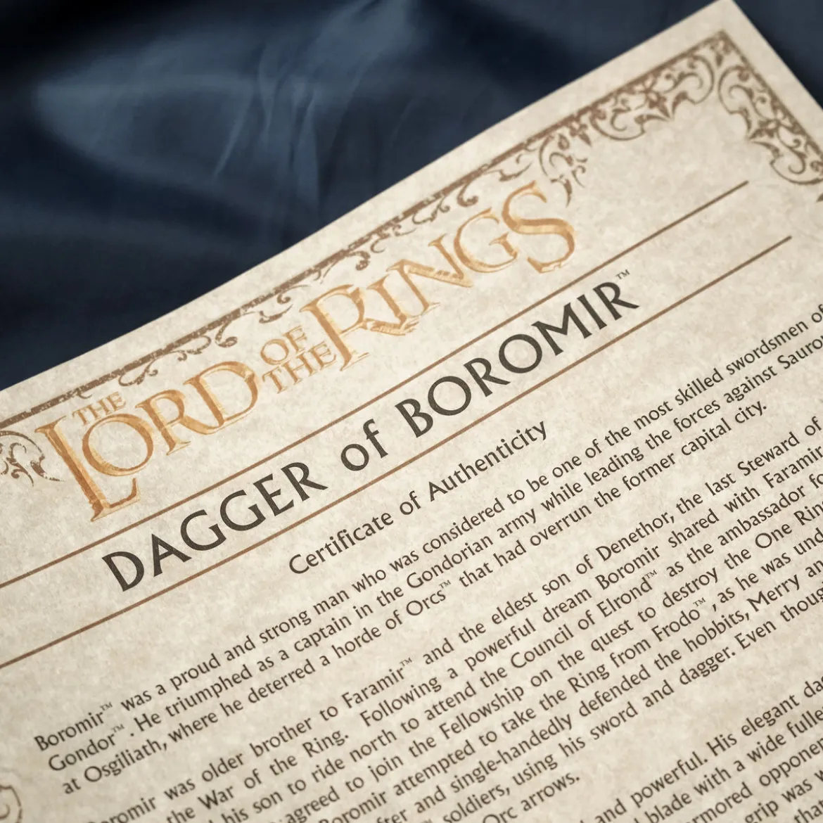 Der Herr der Ringe - Boromir Dolch Replik