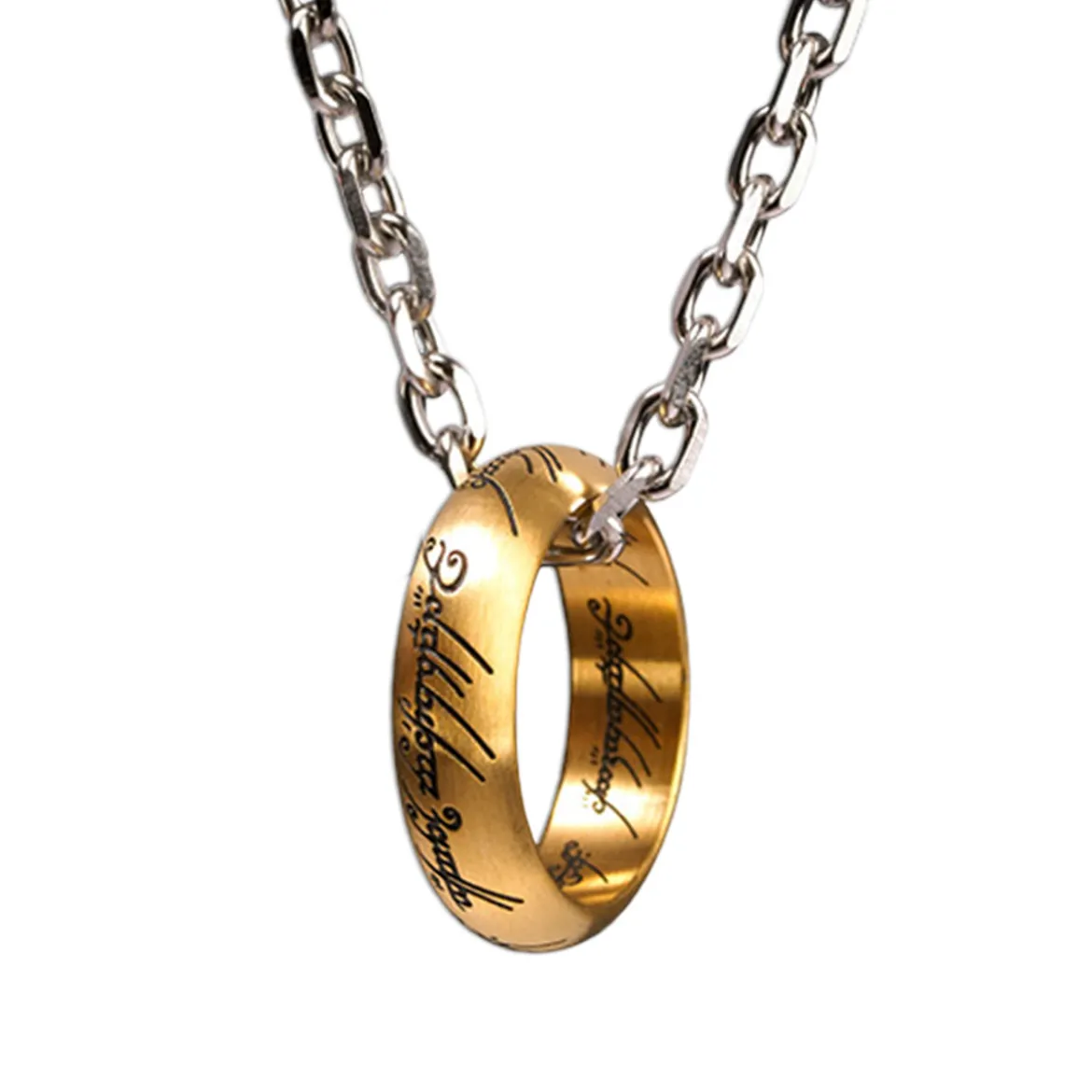 Der Herr der Ringe - Der Eine Ring an Kette Edelstahl
