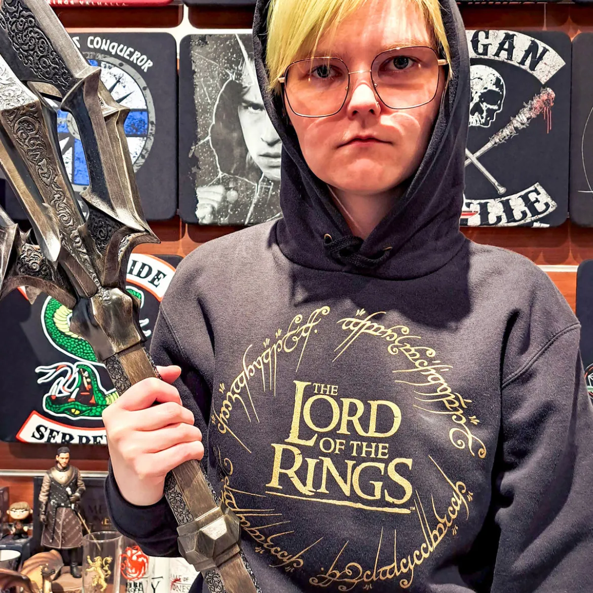 Der Herr der Ringe - Der Eine Ring Hoodie schwarz