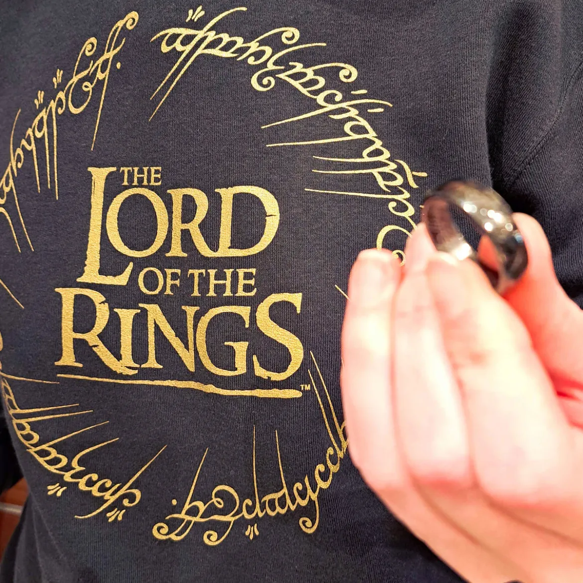 Der Herr der Ringe - Der Eine Ring Hoodie schwarz