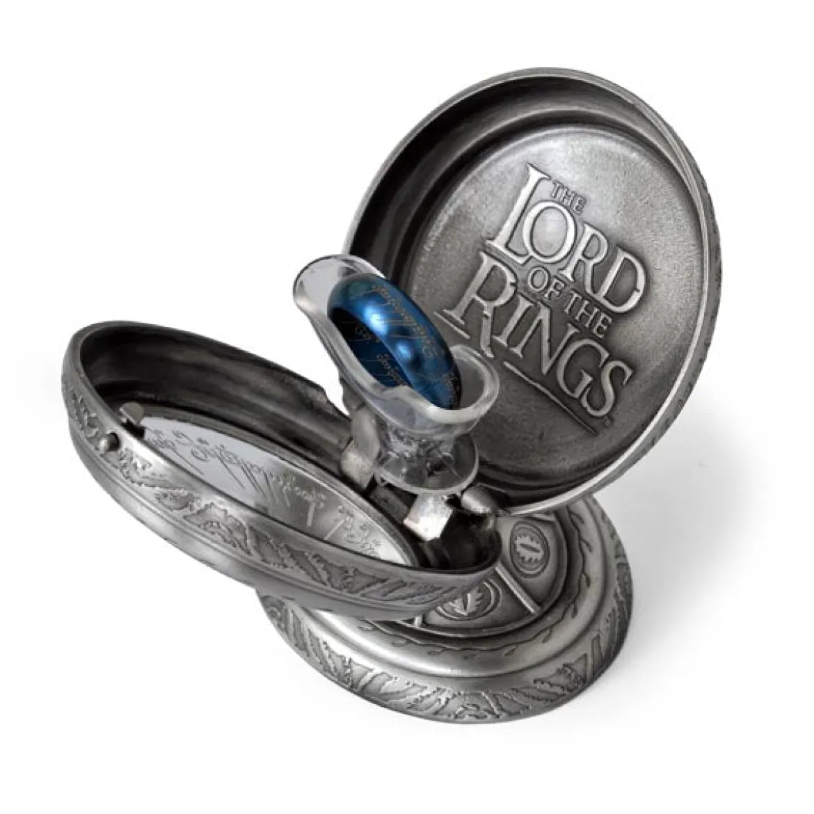 Der Herr der Ringe - Der Eine Ring im Schmuckdisplay, blau