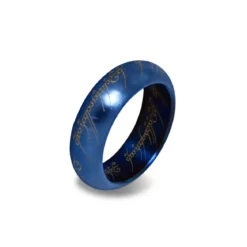Der Herr der Ringe - Der Eine Ring im Schmuckdisplay, blau