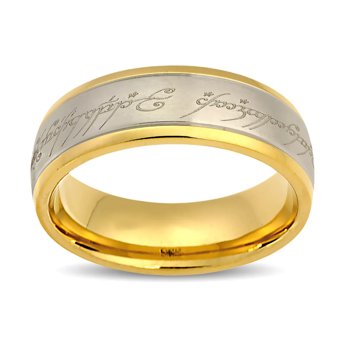 Der Herr der Ringe - Der Eine Ring Edelstahl vergoldet