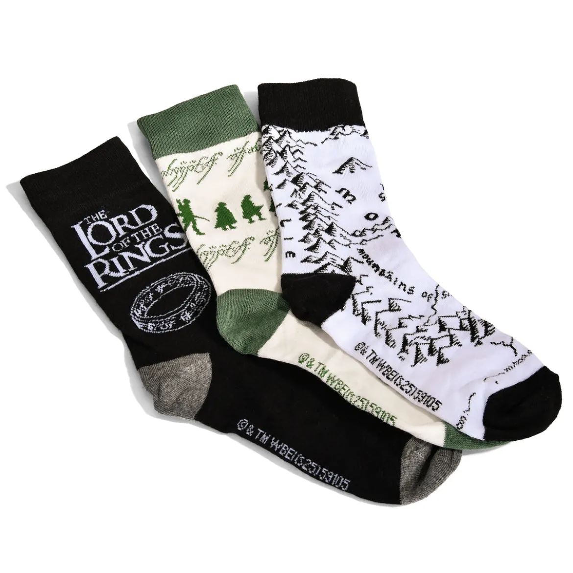 Der Herr der Ringe - Die Gefährten Socken 3er Set in Geschenkbox