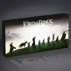 Der Herr der Ringe - Die Gefährten Wandbild mit Licht
