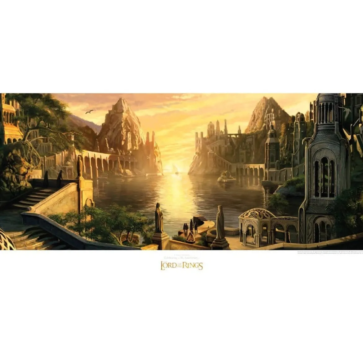 Der Herr der Ringe - Die Grauen Anfurten Kunstdruck