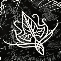 Der Herr der Ringe - Elbenblatt T-Shirt schwarz