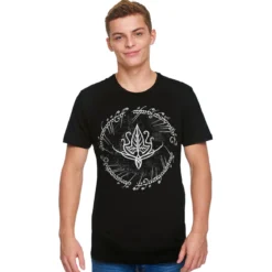 Der Herr der Ringe - Elbenblatt T-Shirt schwarz