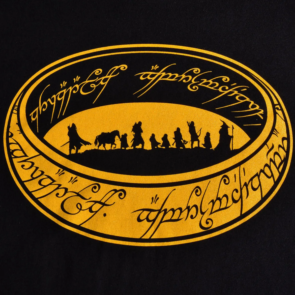 Der Herr der Ringe - Gefährten des Rings T-Shirt schwarz