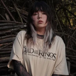 Der Herr der Ringe - Gefährten Rohan und Gondor Oversize T-Shirt beige