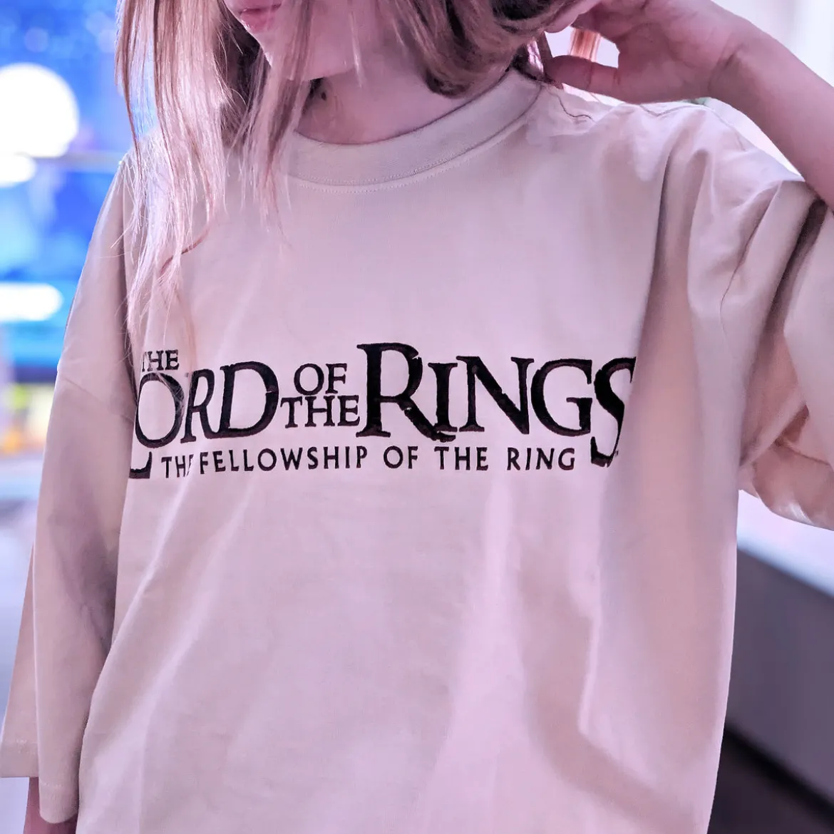 Der Herr der Ringe - Gefährten Rohan und Gondor Oversize T-Shirt beige