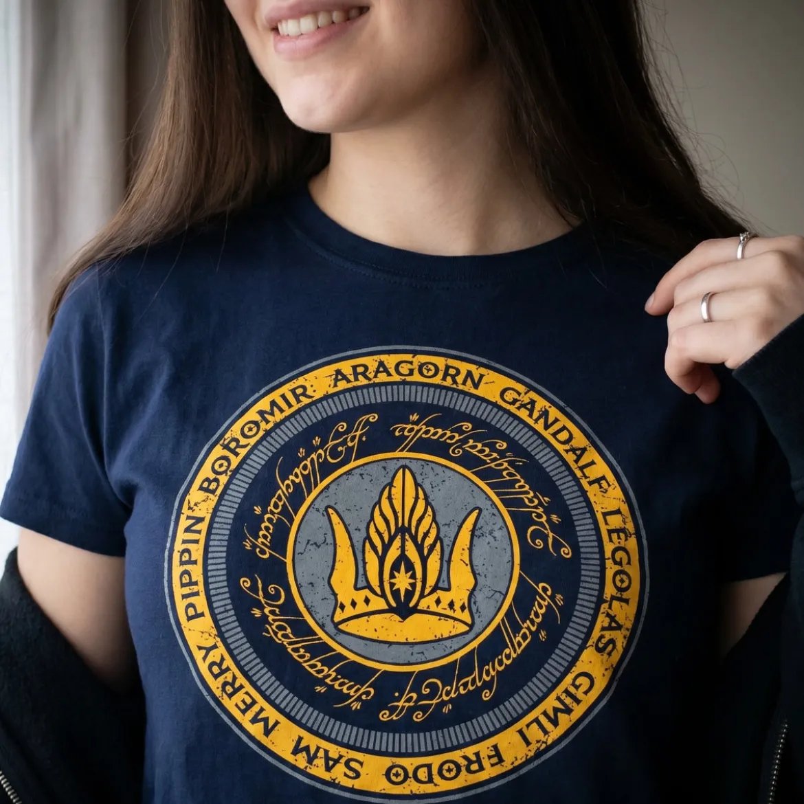 Der Herr der Ringe - Gemeinsam für Gondor T-Shirt blau