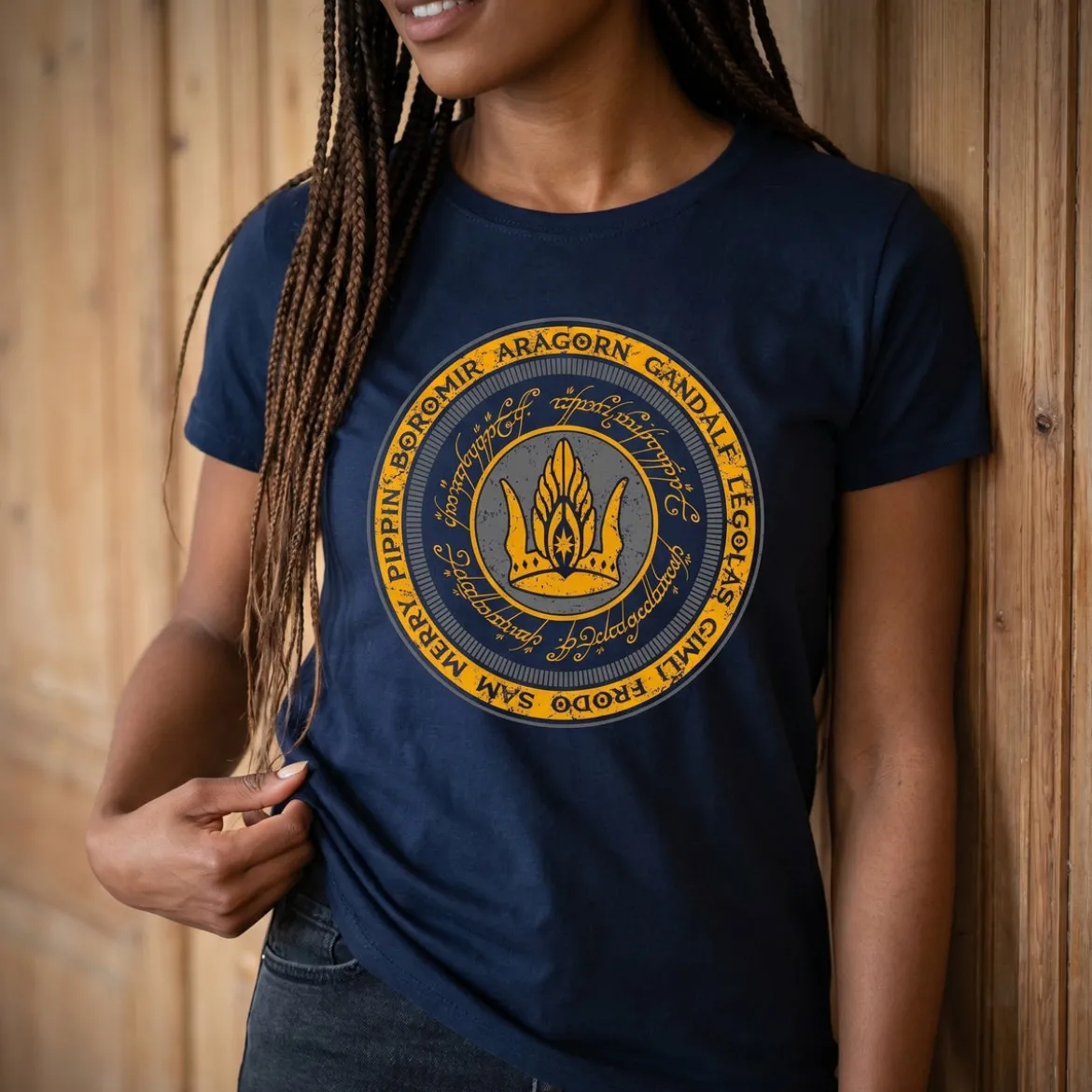 Der Herr der Ringe - Gemeinsam für Gondor T-Shirt blau
