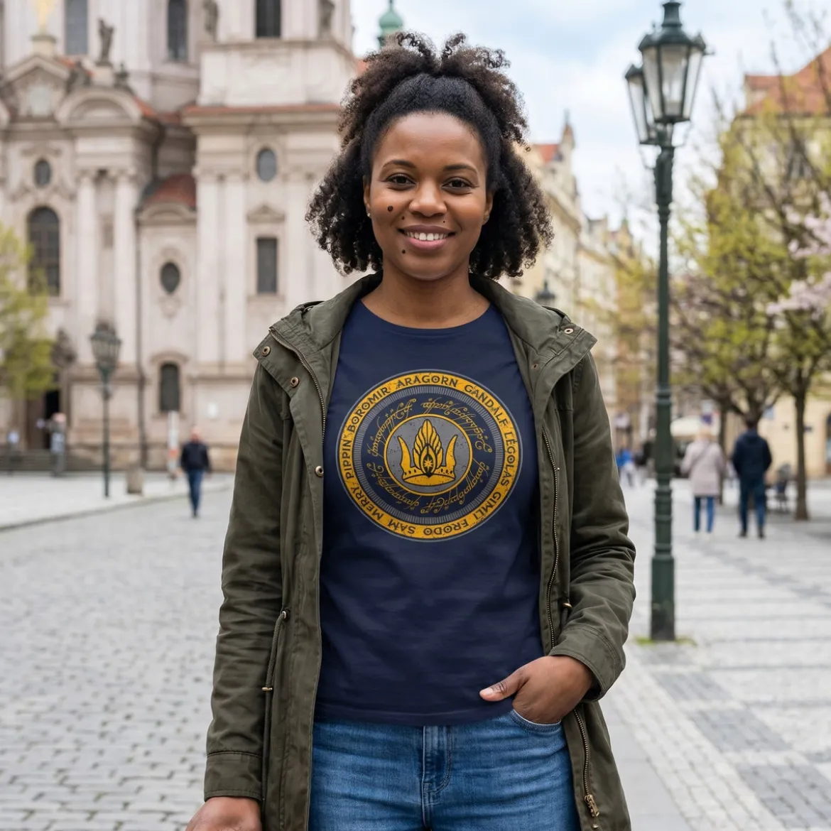 Der Herr der Ringe - Gemeinsam für Gondor T-Shirt blau