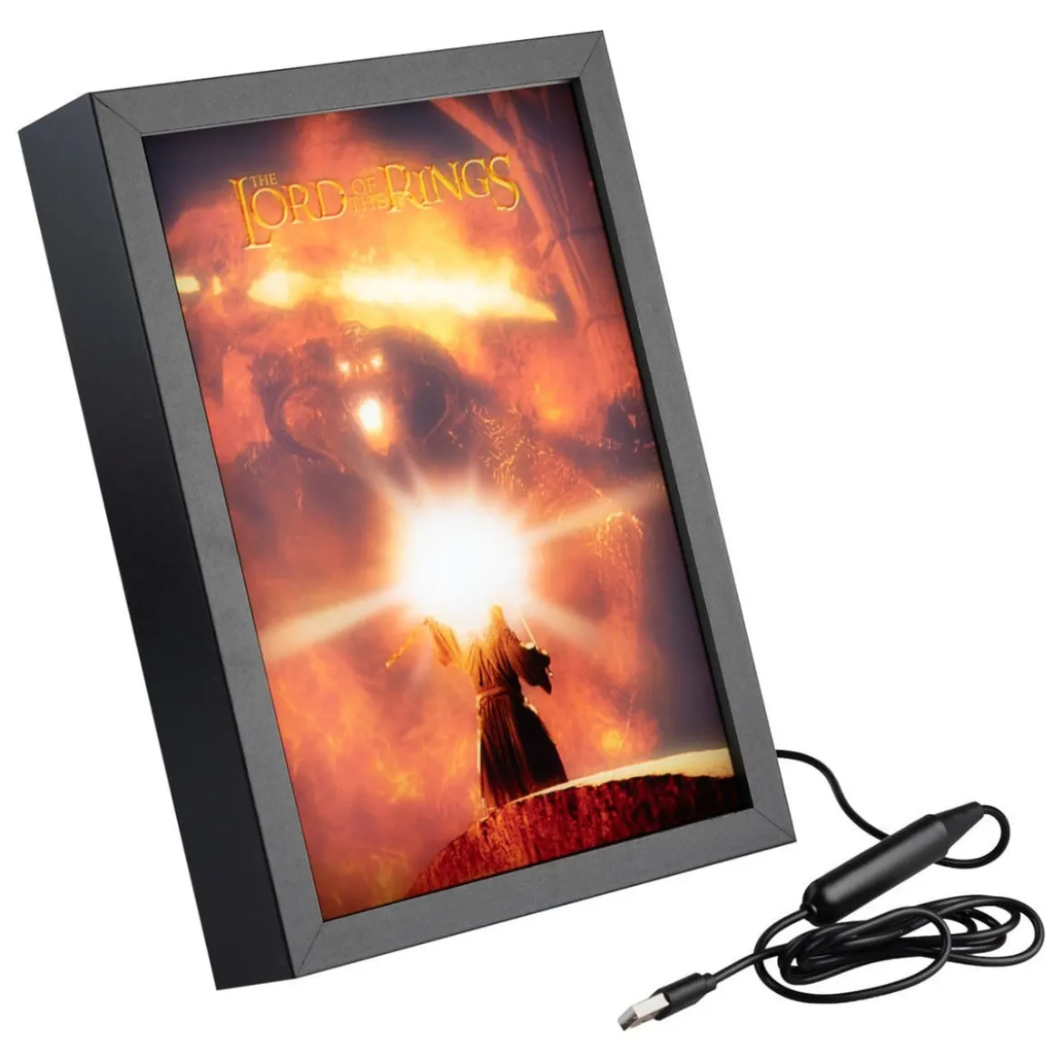 Der Herr der Ringe Gerahmtes LED-Panel 28 x 20 cm
