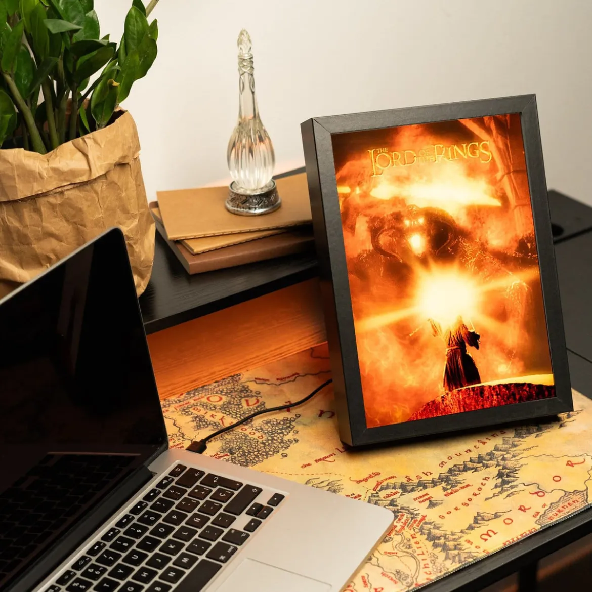 Der Herr der Ringe Gerahmtes LED-Panel 28 x 20 cm