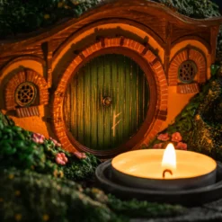 Der Herr der Ringe - Hobbit Höhle Auenland Diorama Teelichthalter