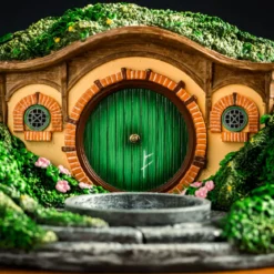 Der Herr der Ringe - Hobbit Höhle Auenland Diorama Teelichthalter