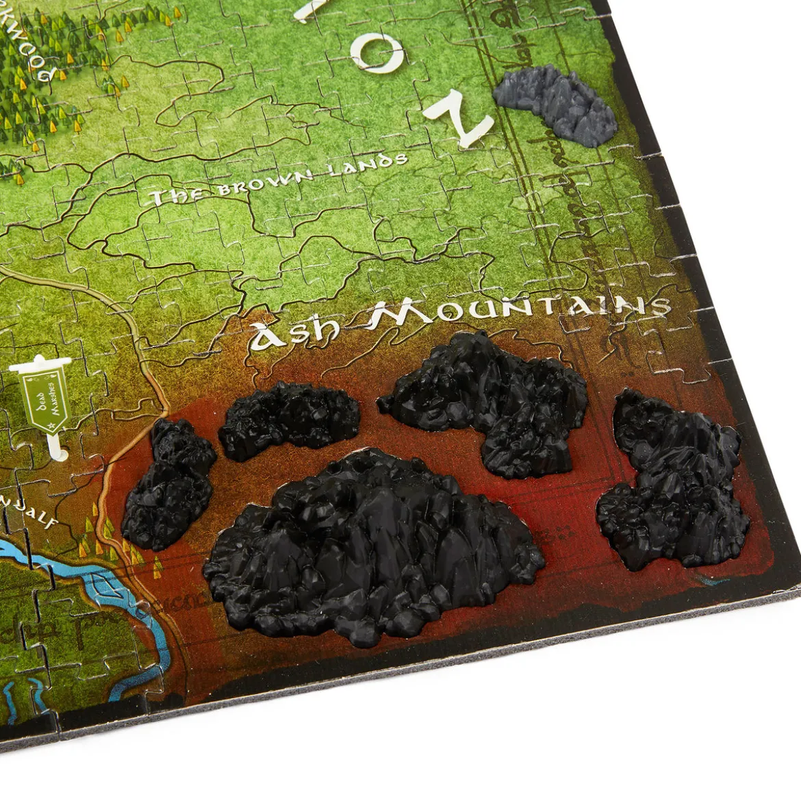 Der Herr der Ringe - Karte von Mittelerde 4D Puzzle