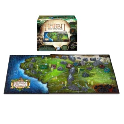 Der Herr der Ringe - Karte von Mittelerde 4D Puzzle