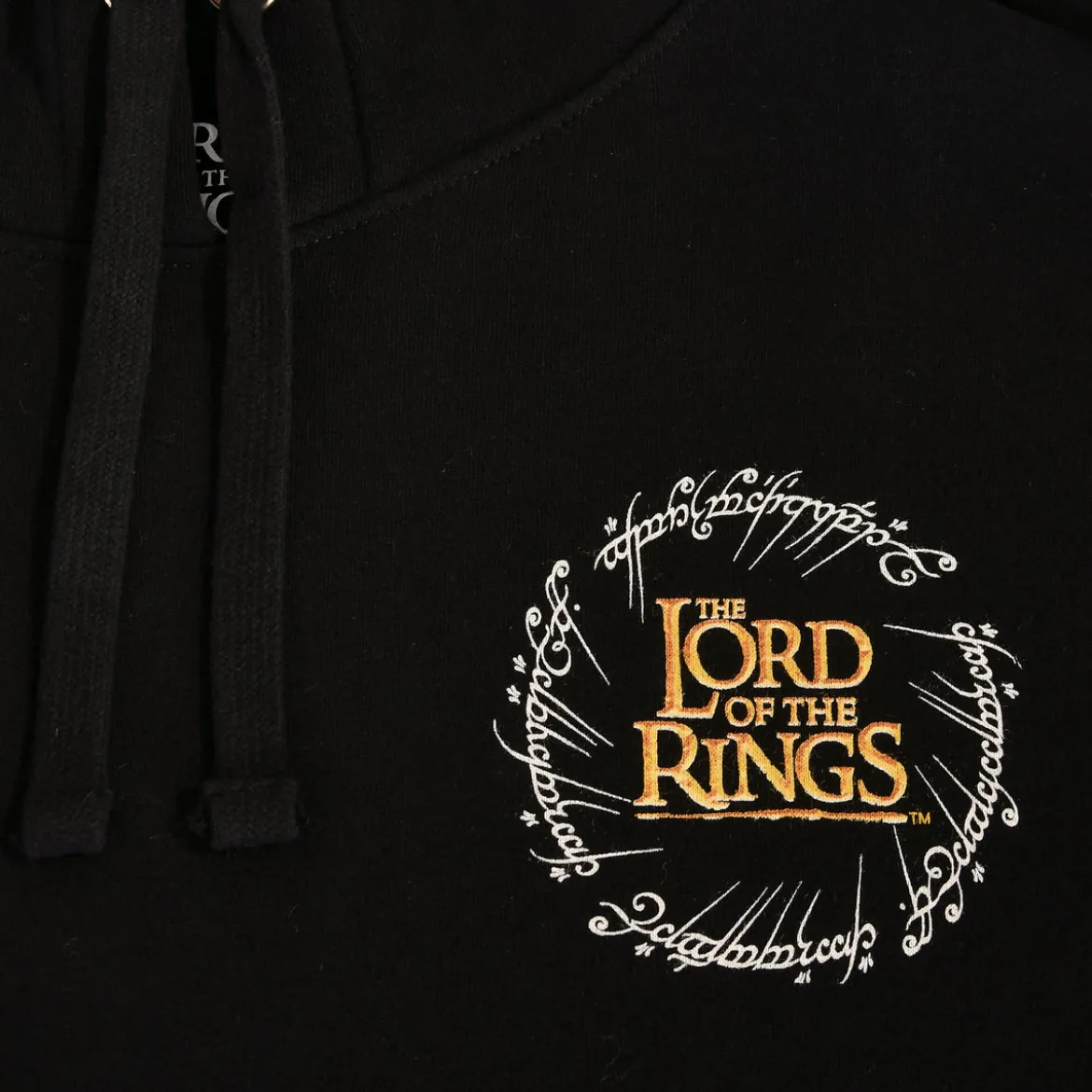 Der Herr der Ringe - Karte von Mittelerde Hoodie schwarz