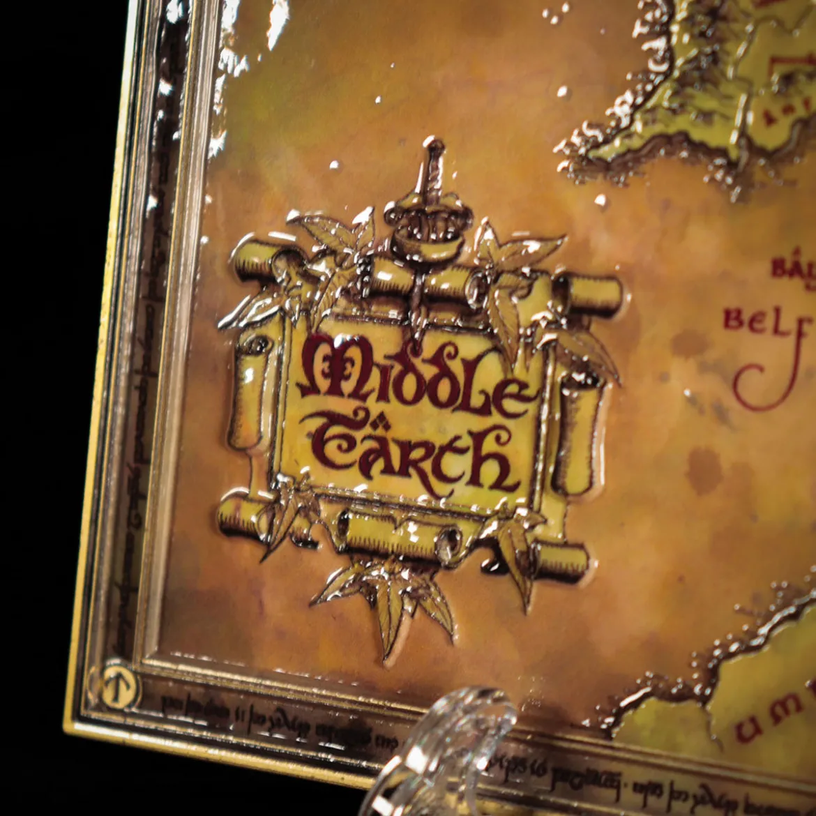 Der Herr der Ringe - Karte von Mittelerde Replik limitiert