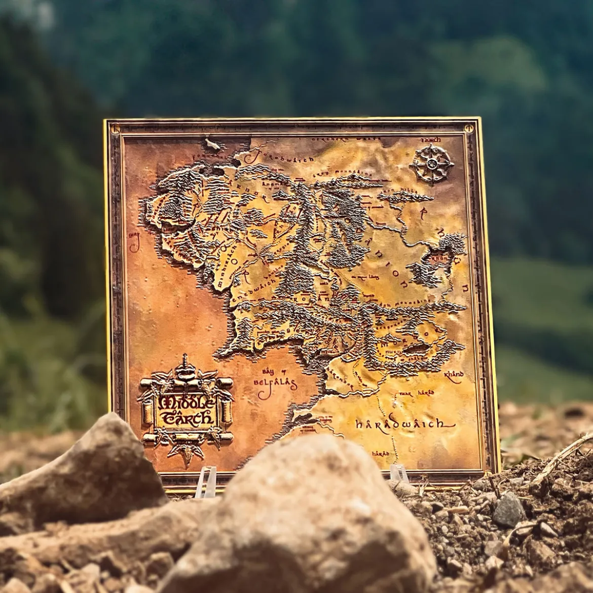 Der Herr der Ringe - Karte von Mittelerde Replik limitiert