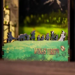 Der Herr der Ringe - Minas Tirith Book Nook Modell Bausatz Holz