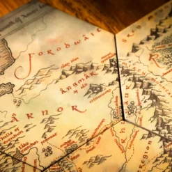 Der Herr der Ringe - Mittelerdekarte Untersetzer 12er Set
