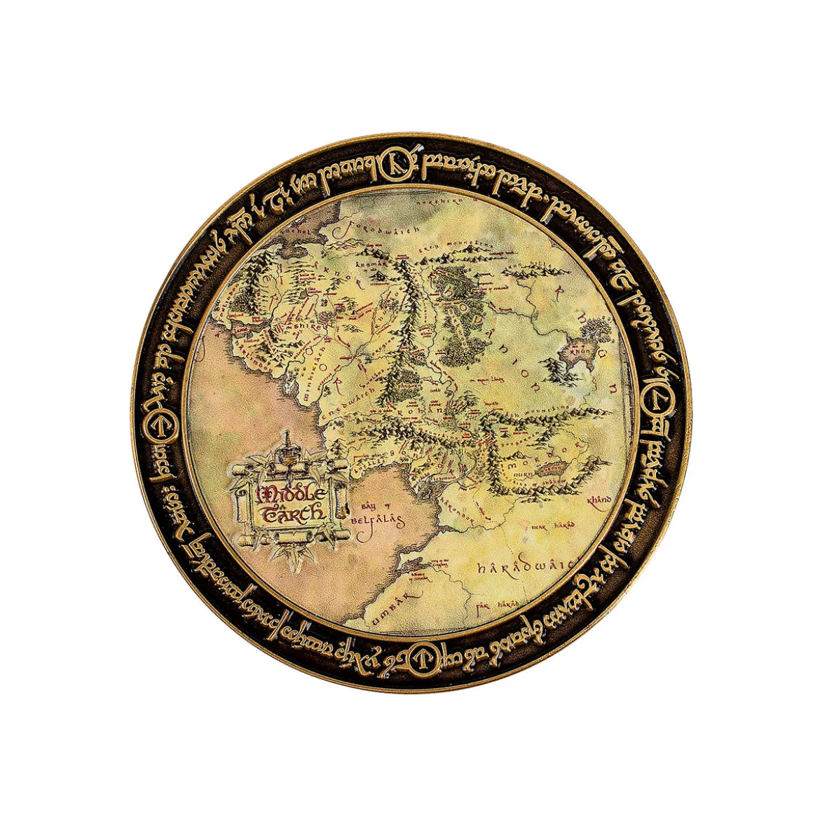 Der Herr der Ringe - Mittelerdekarte Sammlermünze limitiert