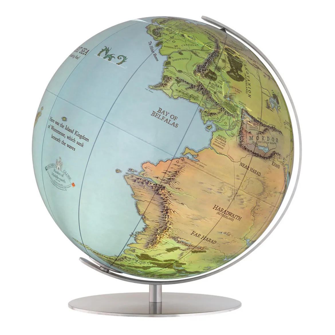 Der Herr der Ringe - Mittelerde Globus mit Licht 40cm