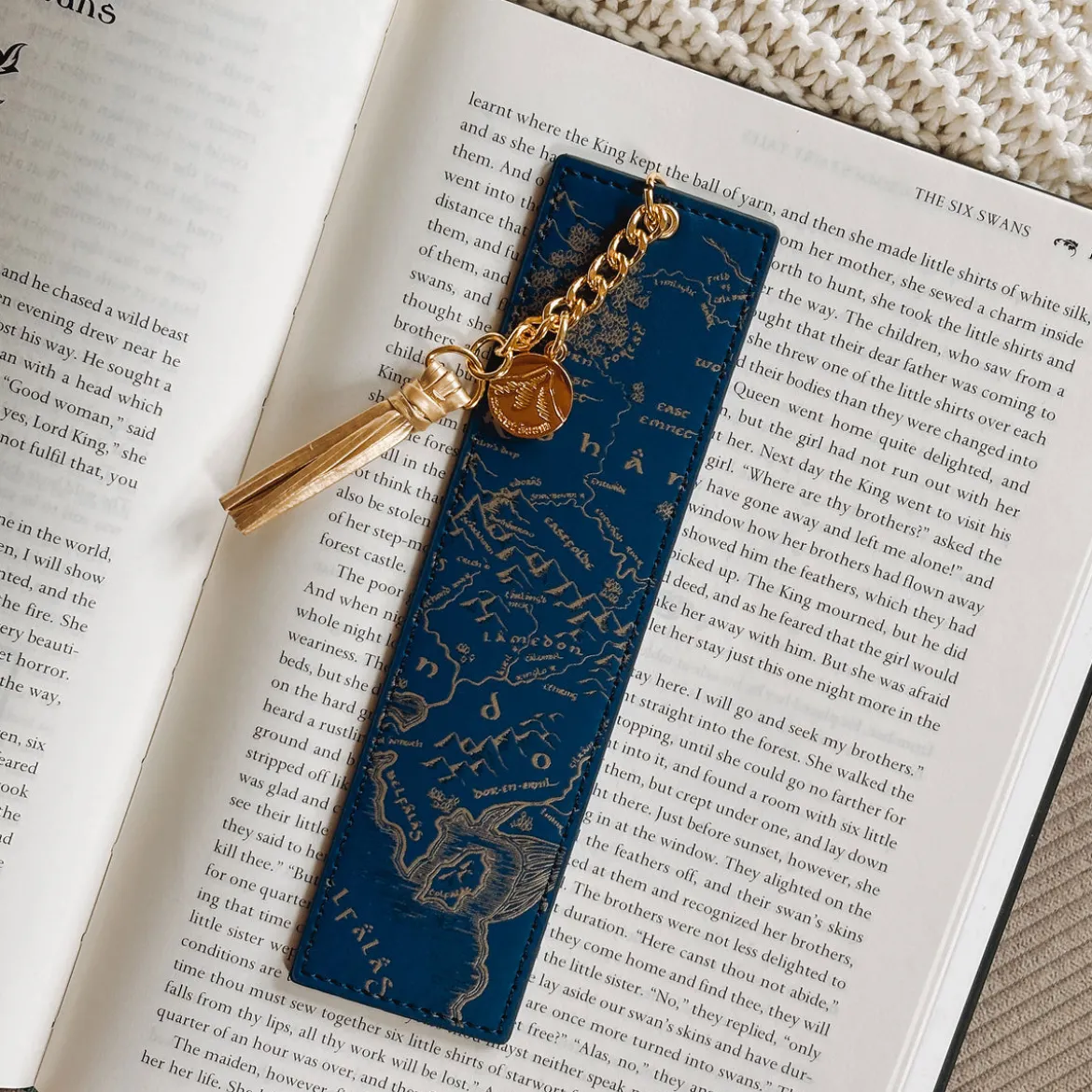 Der Herr der Ringe - Mittelerde Karte und Ringschrift Lesezeichen-Set