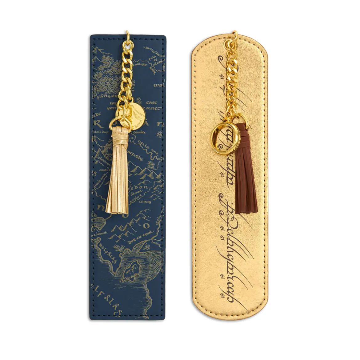 Der Herr der Ringe - Mittelerde Karte und Ringschrift Lesezeichen-Set
